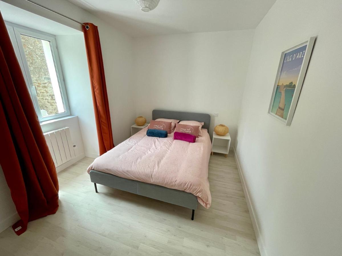 Longere Entre Terre Et Mer - Per Pradiguen Villa Theix Bagian luar foto